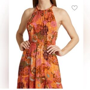 A.L.C  Elara Floral Sleeveless Maxi Dress